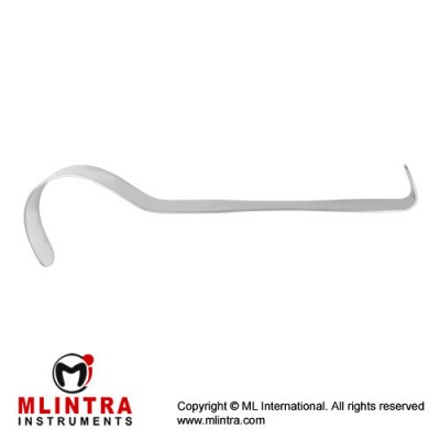 Deaver Retractor Fig. 6 Stainless Steel, 36 cm - 14 1/4" Blade Width 25 mm